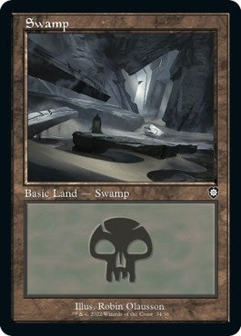 Image for Swamp (34) (Retro Frame) (34) (Commander: The Brothers' War) - Magic: The Gathering
