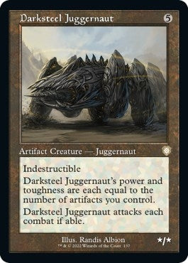 Image for Darksteel Juggernaut (Retro Frame) (137) (Commander: The Brothers' War) - Magic: The Gathering