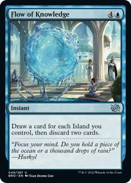Image for Flow of Knowledge (49) (The Brothers' War) - Magic: The Gathering