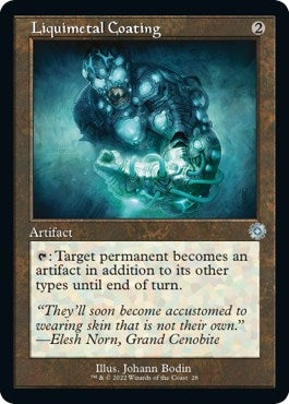 Image for Liquimetal Coating (28) (The Brothers' War: Retro Frame Artifacts) - Magic: The Gathering