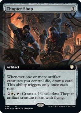 Image for Thopter Shop (Extended Art) (66) (Commander: The Brothers' War) - Magic: The Gathering