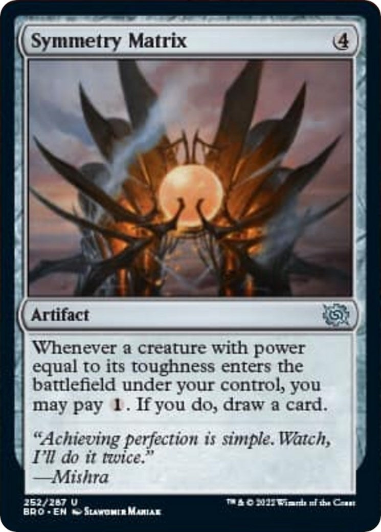 Image for Symmetry Matrix (252) (The Brothers' War) - Magic: The Gathering