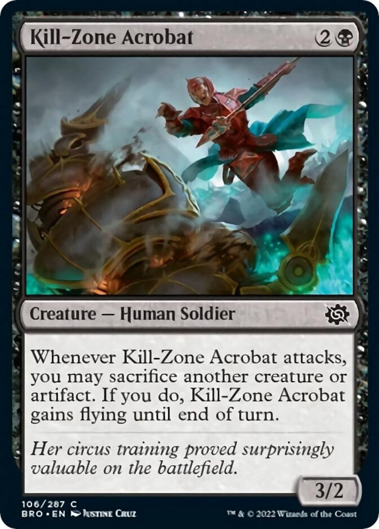 Image for Kill-Zone Acrobat (106) (The Brothers' War) - Magic: The Gathering