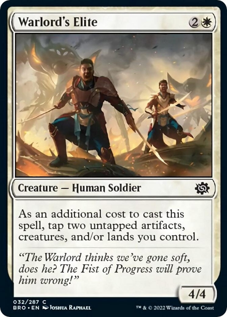 Image for Warlord's Elite (32) (The Brothers' War) - Magic: The Gathering