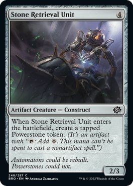 Image for Stone Retrieval Unit (248) (The Brothers' War) - Magic: The Gathering