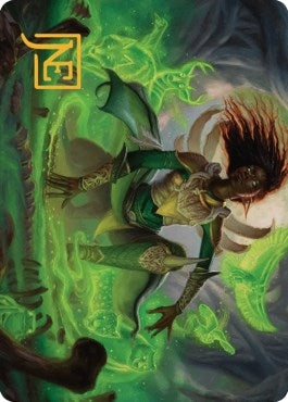 Image for Fauna Shaman Art Card (Gold-Stamped Signature) (24) (Art Series: The Brothers' War) - Magic: The Gathering