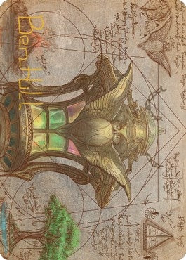Image for Chromatic Lantern Art Card (Gold-Stamped Signature) (57) (Art Series: The Brothers' War) - Magic: The Gathering