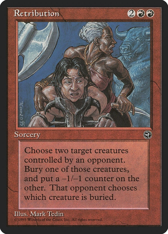Image for Retribution (Homelands) - Magic: The Gathering