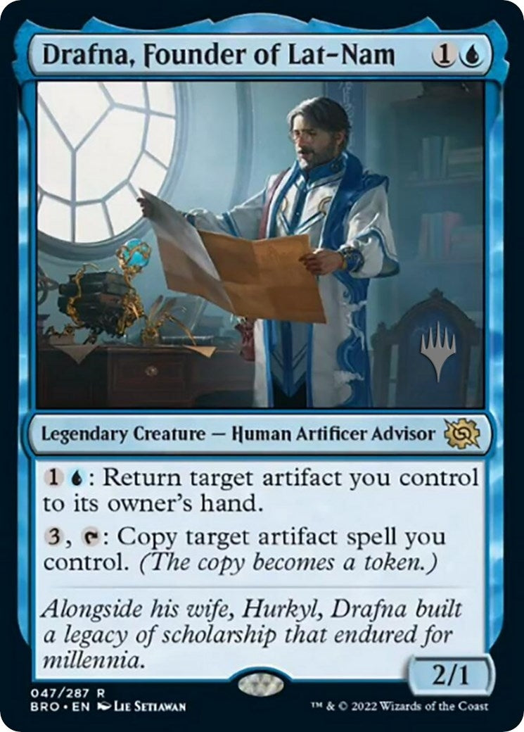 Image for Drafna, Founder of Lat-Nam (47) (Promo Pack: The Brothers' War) - Magic: The Gathering