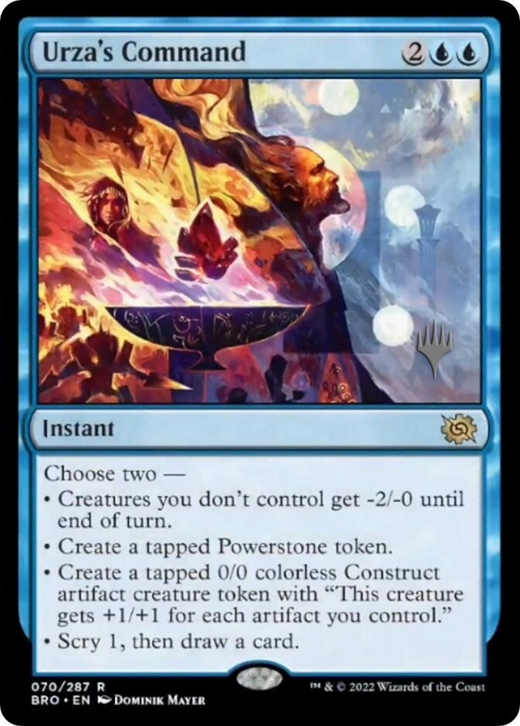 Image for Urza's Command (70) (Promo Pack: The Brothers' War) - Magic: The Gathering