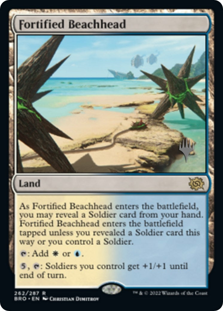 Image for Fortified Beachhead (262) (Promo Pack: The Brothers' War) - Magic: The Gathering