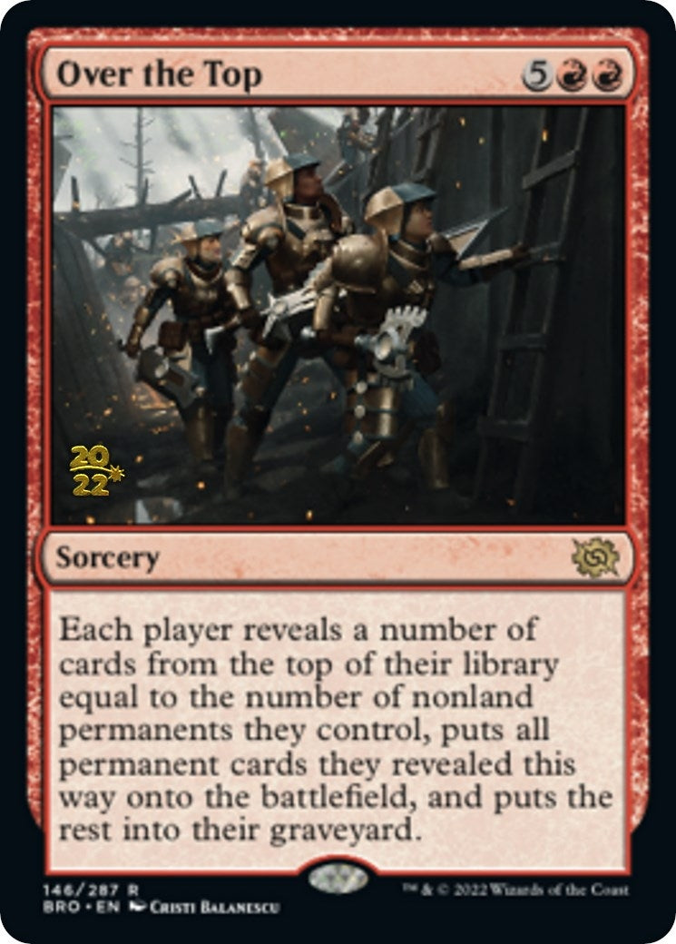 Image for Over the Top (146) (Prerelease Cards) - Magic: The Gathering