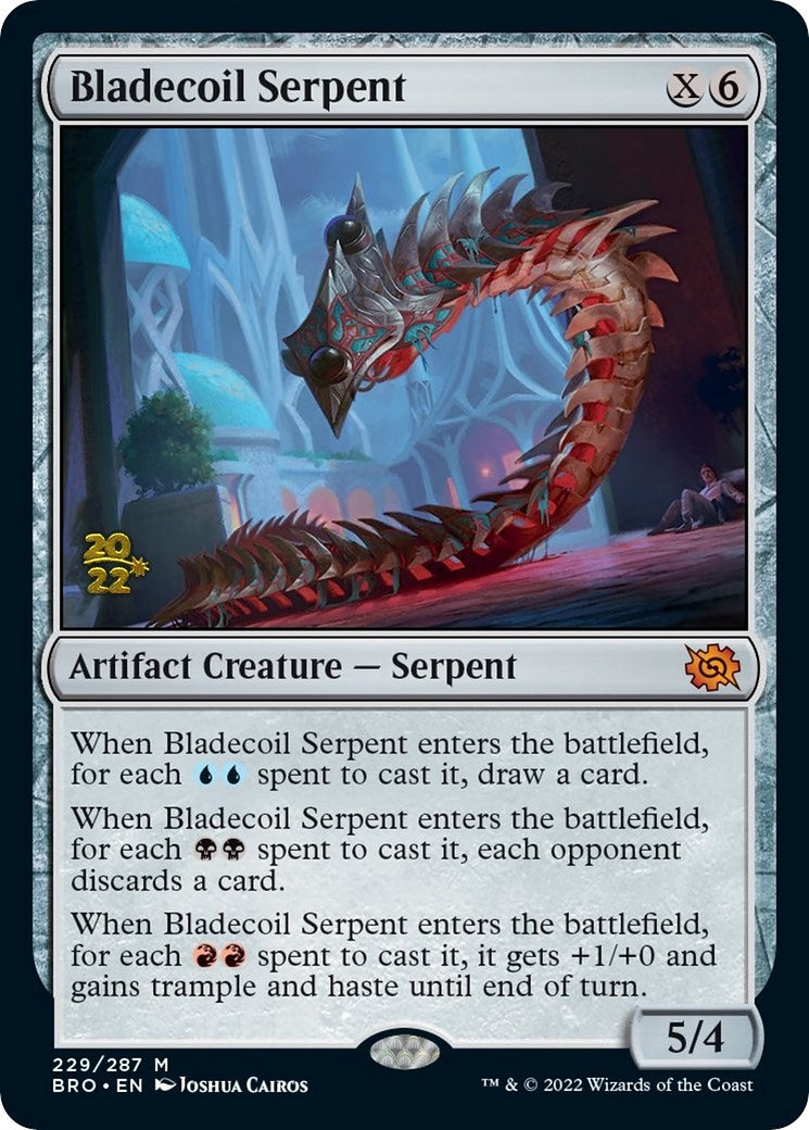 Image for Bladecoil Serpent (229) (Prerelease Cards) - Magic: The Gathering