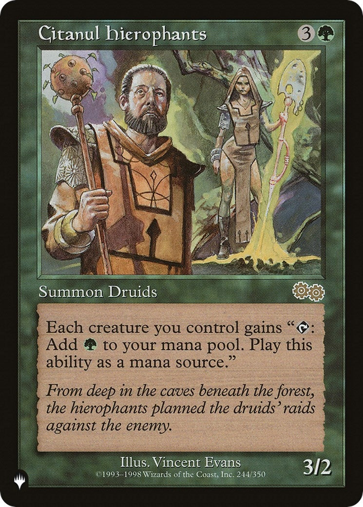 Image for Citanul Hierophants (244/350) (The List Reprints) - Magic: The Gathering