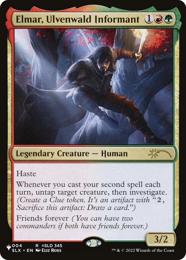 Image for Elmar, Ulvenwald Informant (004) (The List Reprints) - Magic: The Gathering
