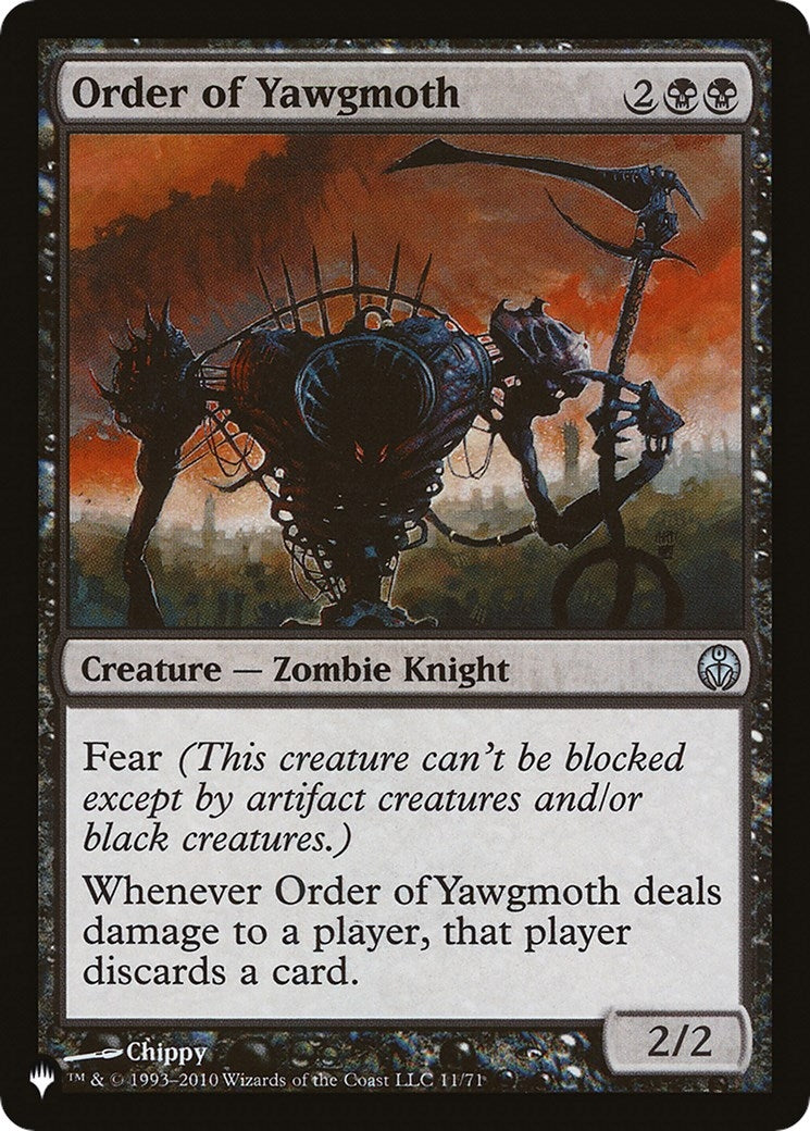 Image for Order of Yawgmoth (DDE) (Nov-71) (The List Reprints) - Magic: The Gathering