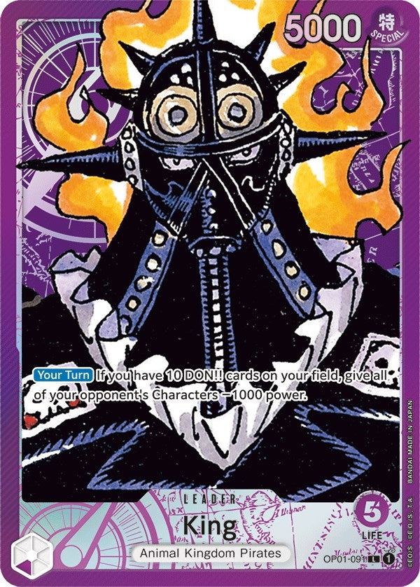 Image for King (091) (Parallel) (OP01-091) (Romance Dawn) - One Piece Card Game