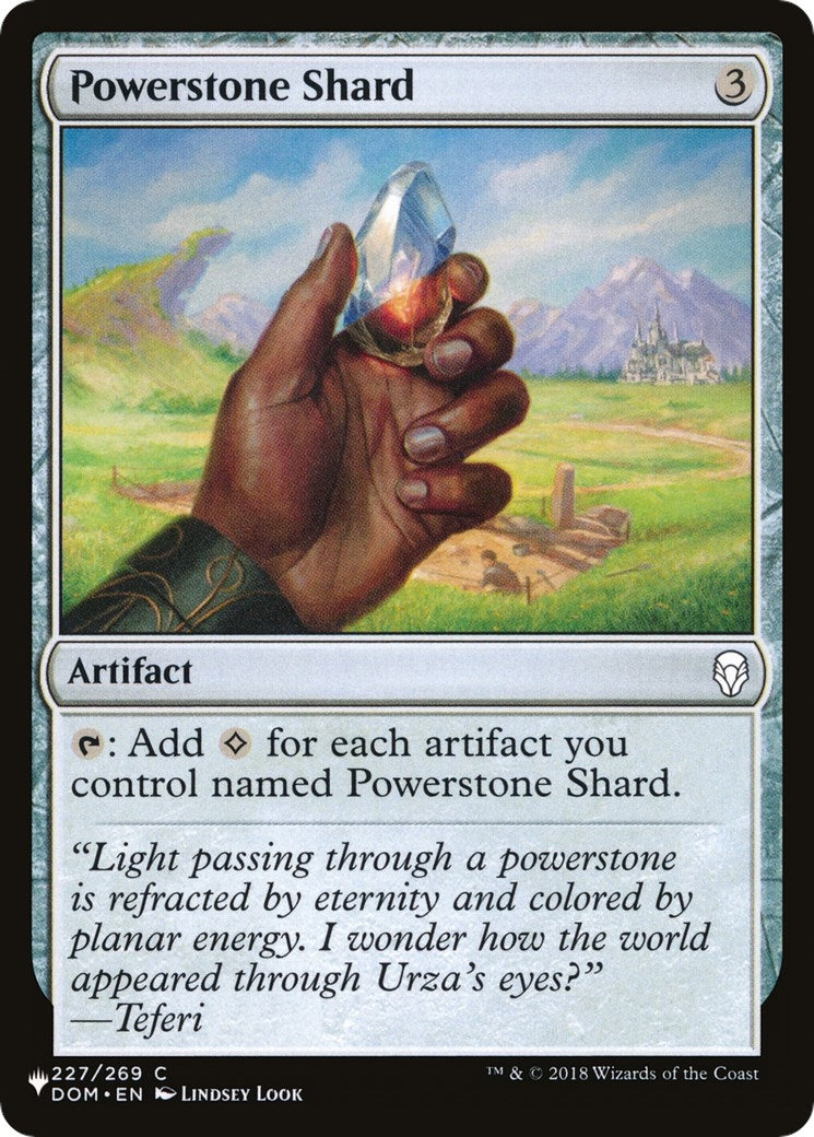 Image for Powerstone Shard (227/269) (The List Reprints) - Magic: The Gathering