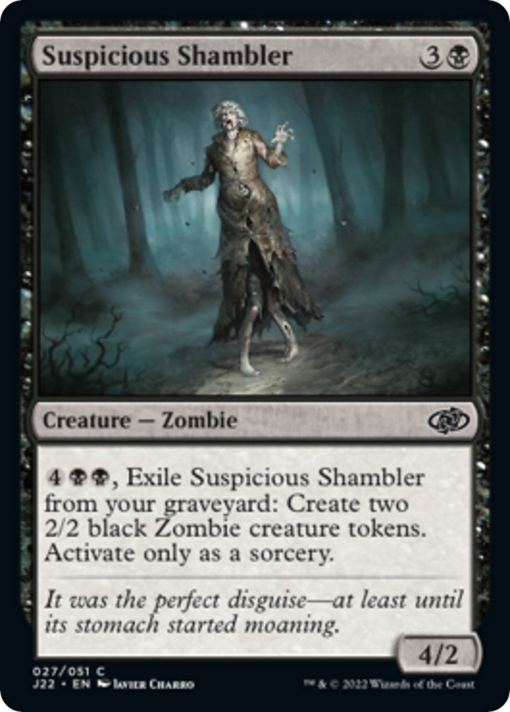 Image for Suspicious Shambler (27) (Jumpstart 2022) - Magic: The Gathering