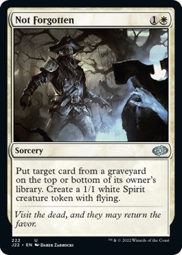 Image for Not Forgotten (222) (Jumpstart 2022) - Magic: The Gathering