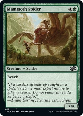 Image for Mammoth Spider (687) (Jumpstart 2022) - Magic: The Gathering