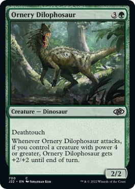 Image for Ornery Dilophosaur (700) (Jumpstart 2022) - Magic: The Gathering