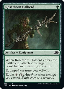 Image for Rosethorn Halberd (722) (Jumpstart 2022) - Magic: The Gathering