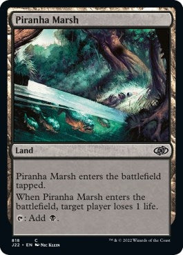 Image for Piranha Marsh (818) (Jumpstart 2022) - Magic: The Gathering