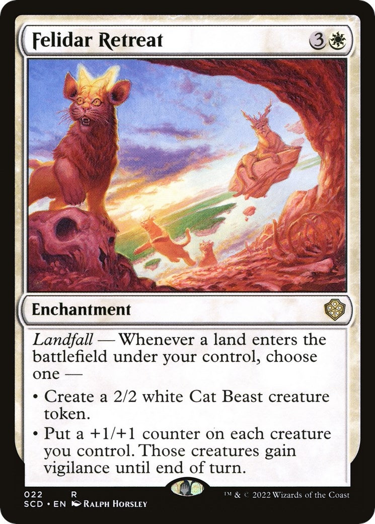 Image for Felidar Retreat (22) (Starter Commander Decks) - Magic: The Gathering