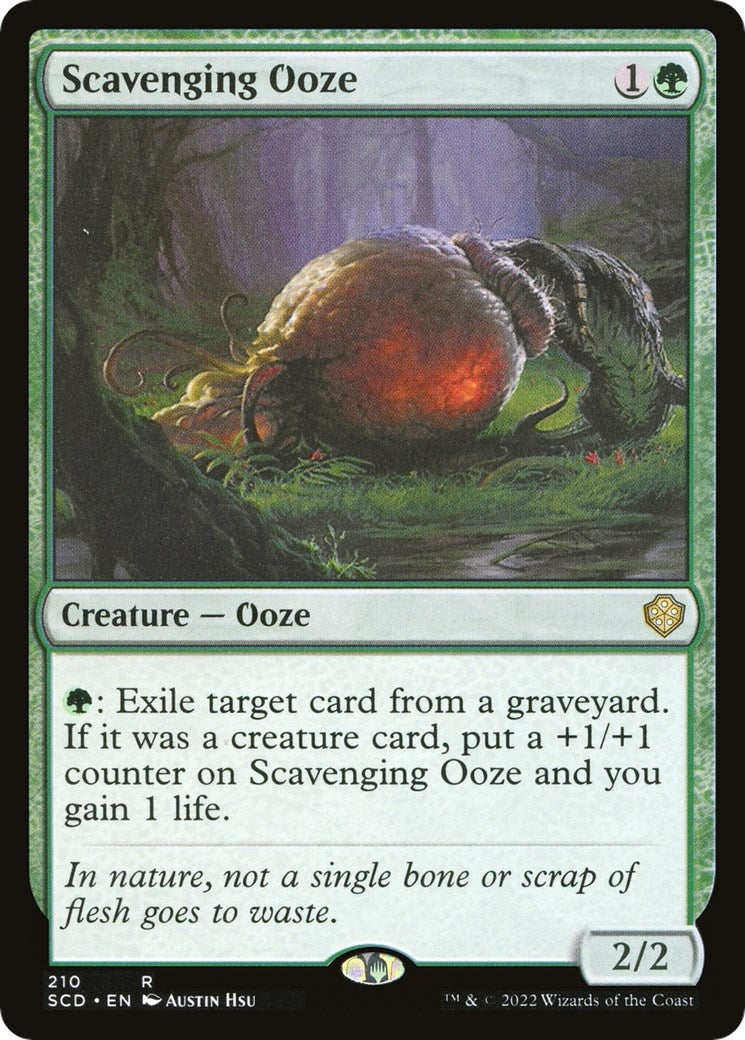 Image for Scavenging Ooze (210) (Starter Commander Decks) - Magic: The Gathering