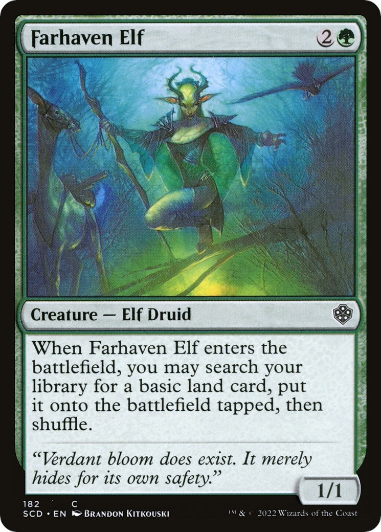 Image for Farhaven Elf (182) (Starter Commander Decks) - Magic: The Gathering