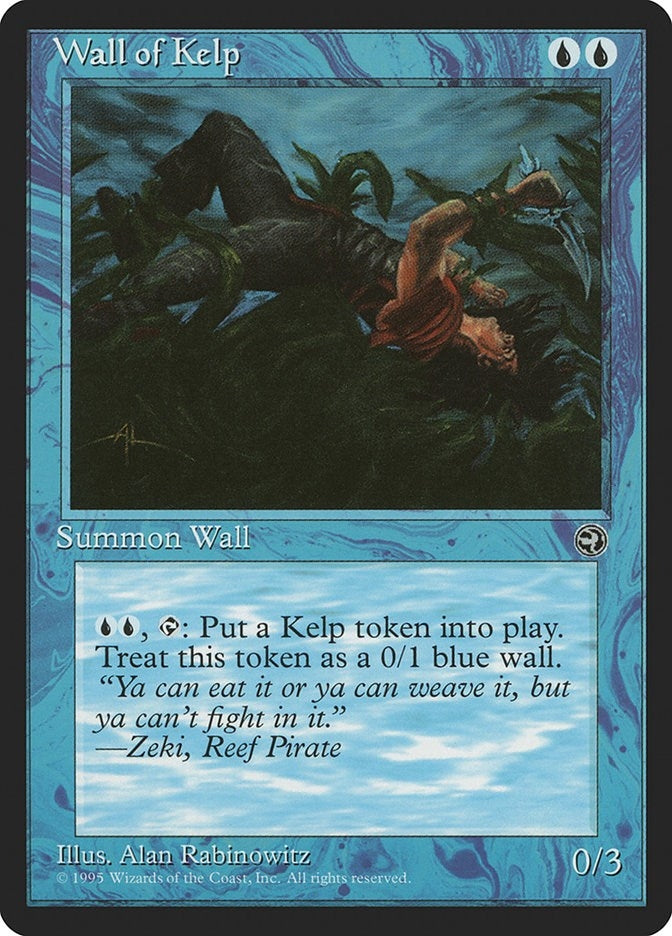 Image for Wall of Kelp (Homelands) - Magic: The Gathering