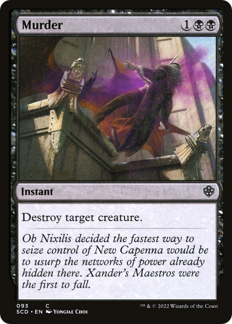 Image for Murder (93) (Starter Commander Decks) - Magic: The Gathering