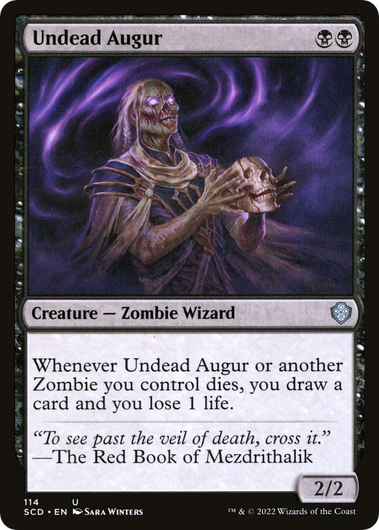 Image for Undead Augur (114) (Starter Commander Decks) - Magic: The Gathering