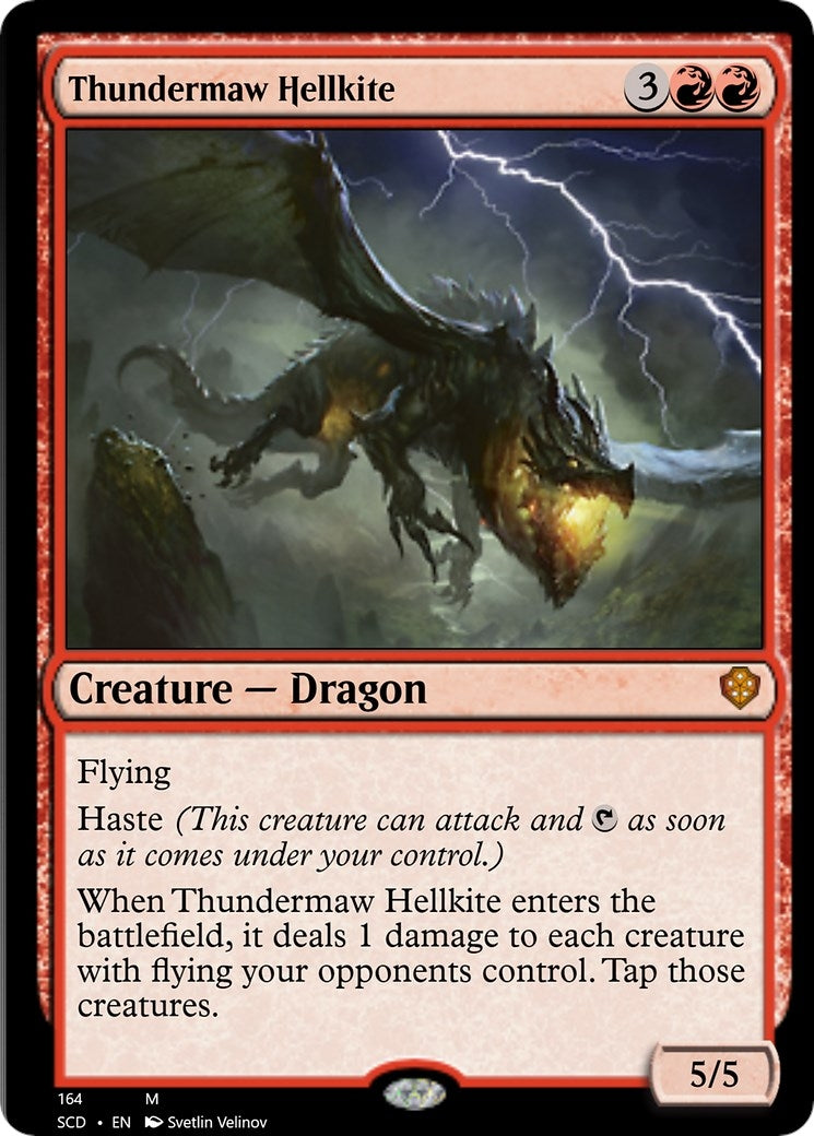 Image for Thundermaw Hellkite (164) (Starter Commander Decks) - Magic: The Gathering