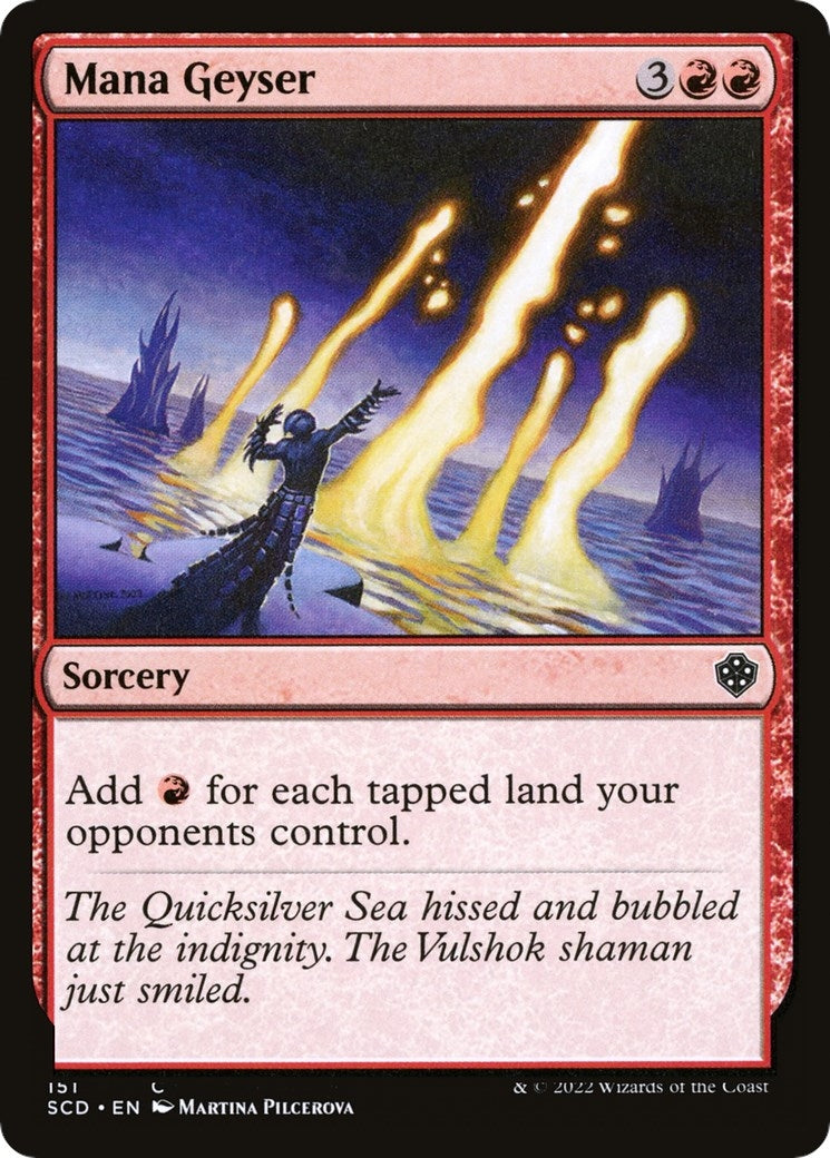 Image for Mana Geyser (151) (Starter Commander Decks) - Magic: The Gathering