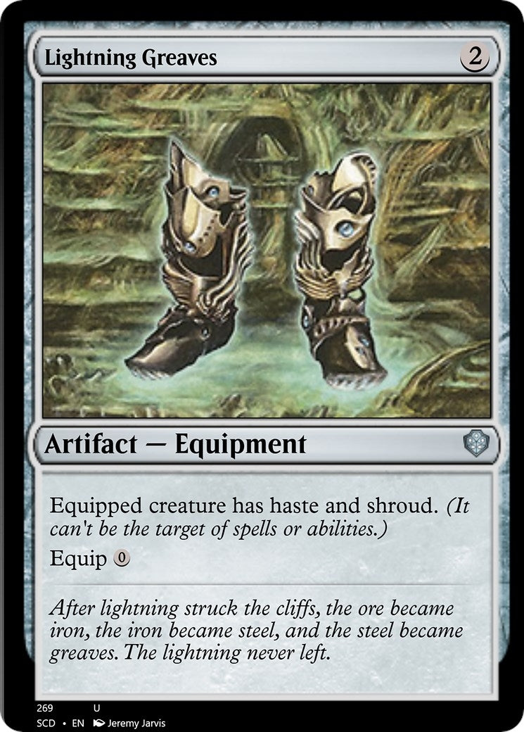 Image for Lightning Greaves (269) (Starter Commander Decks) - Magic: The Gathering