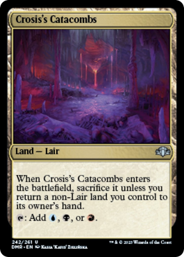 Image for Crosis's Catacombs (242) (Dominaria Remastered) - Magic: The Gathering