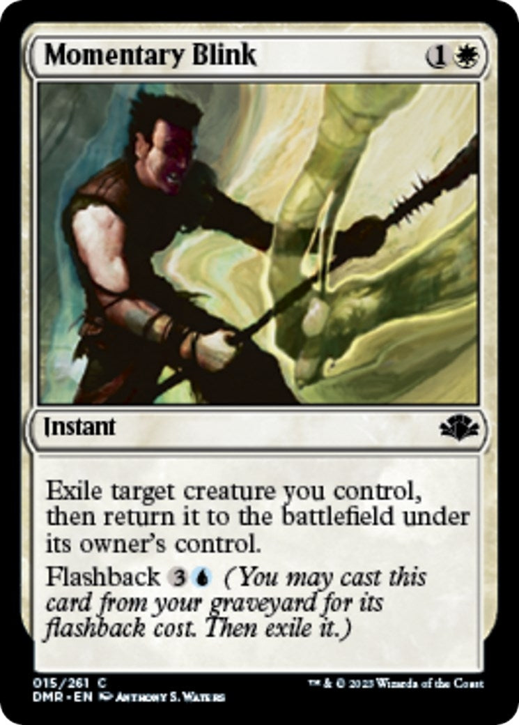 Image for Momentary Blink (15) (Dominaria Remastered) - Magic: The Gathering