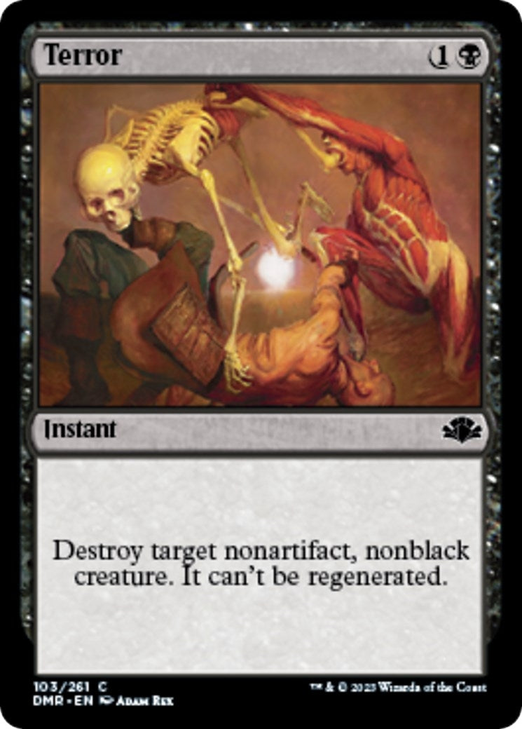 Image for Terror (103) (Dominaria Remastered) - Magic: The Gathering
