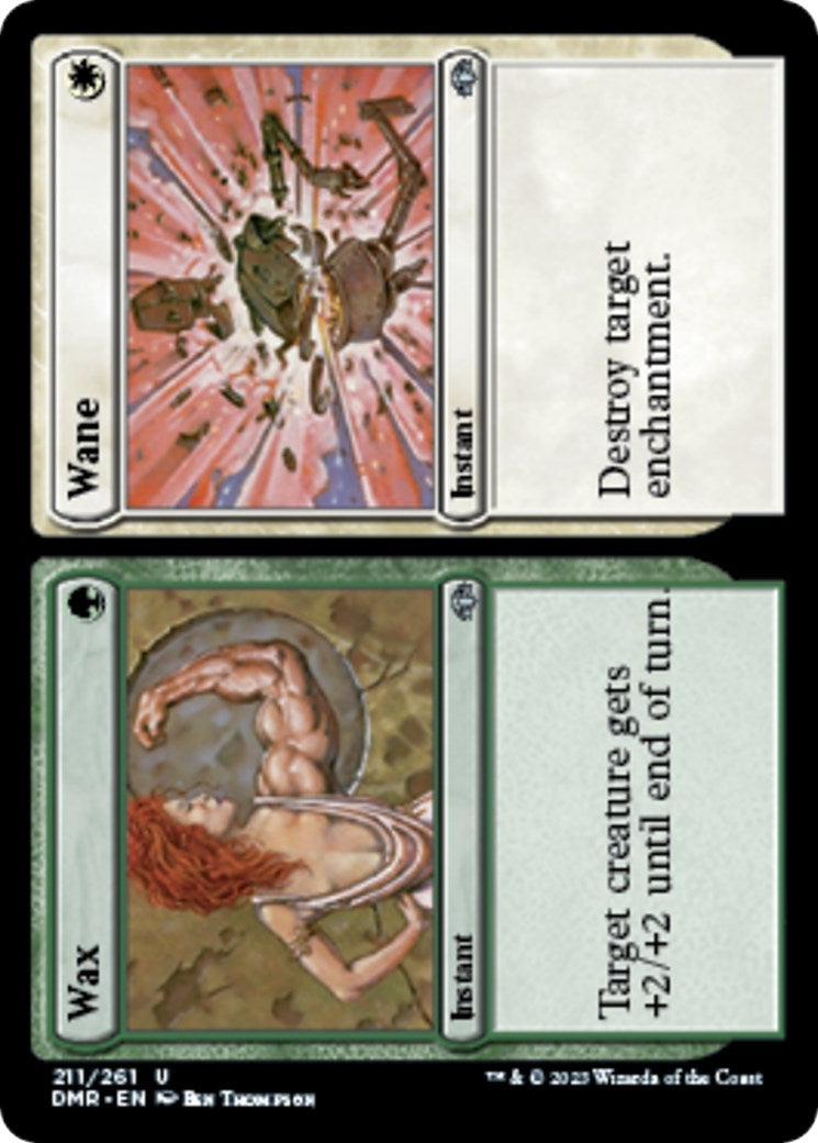 Image for Wax // Wane (211) (Dominaria Remastered) - Magic: The Gathering