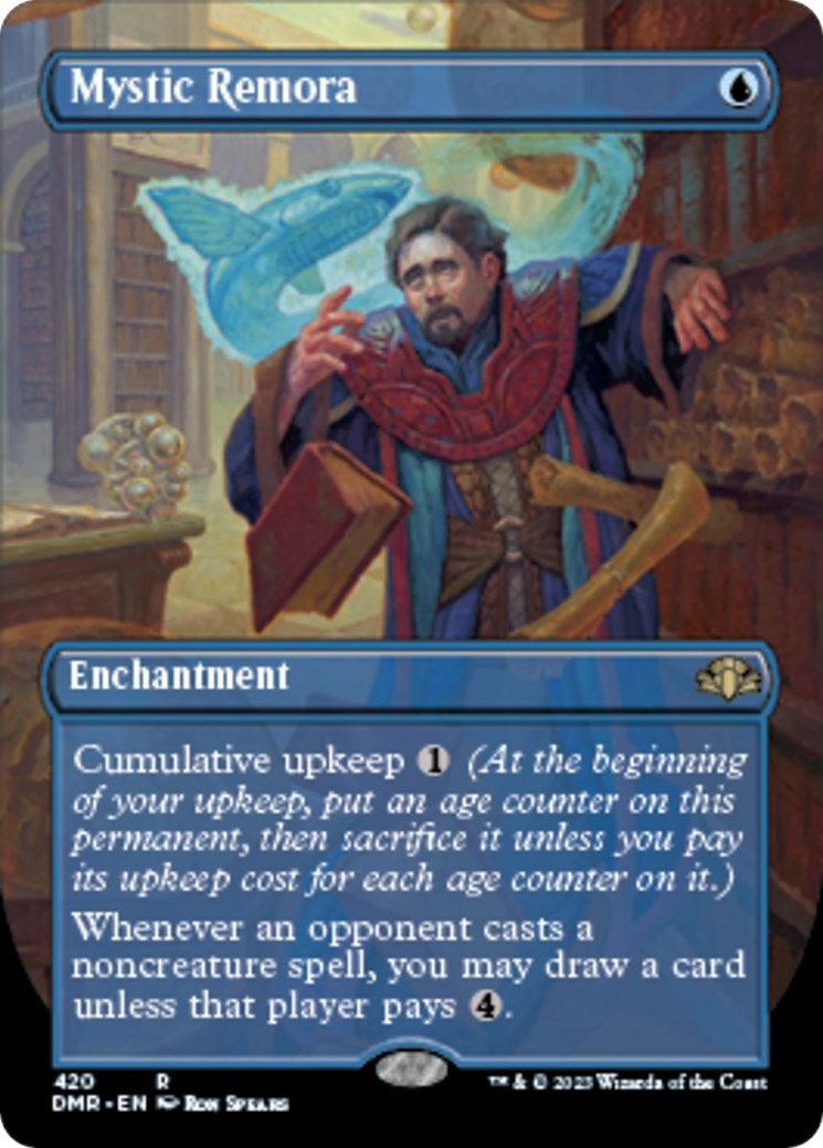 Image for Mystic Remora (Borderless) (420) (Dominaria Remastered) - Magic: The Gathering