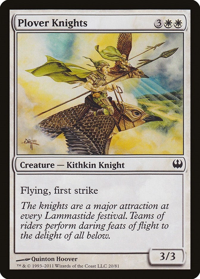 Image for Plover Knights (20) (Duel Decks: Knights vs. Dragons) - Magic: The Gathering