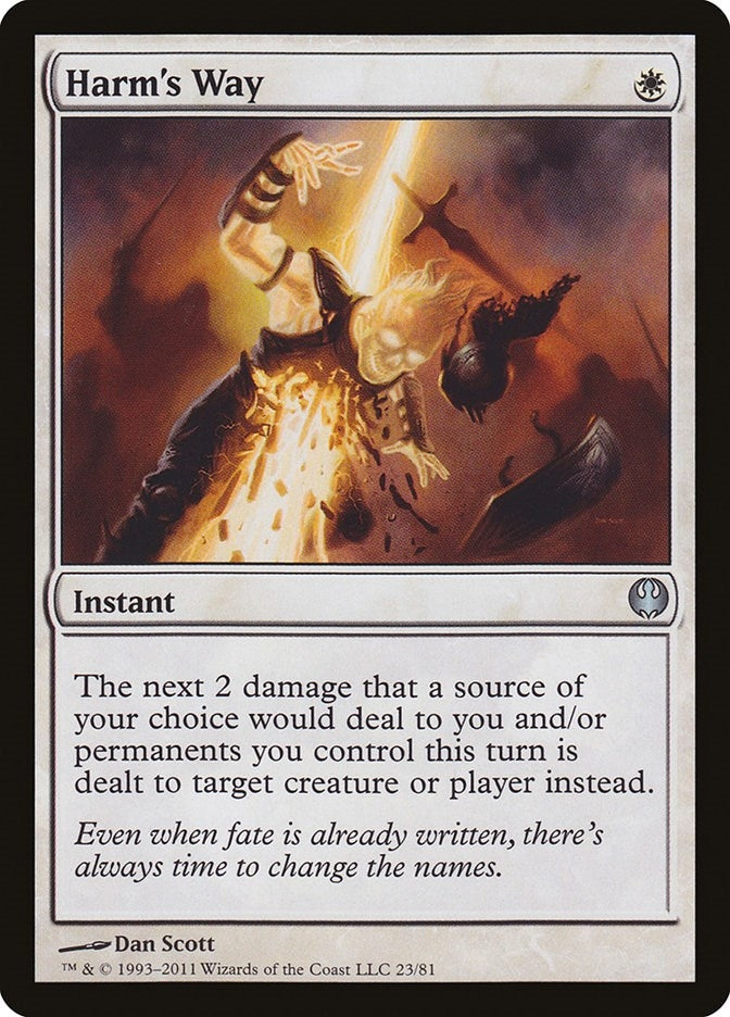 Image for Harm's Way (23) (Duel Decks: Knights vs. Dragons) - Magic: The Gathering