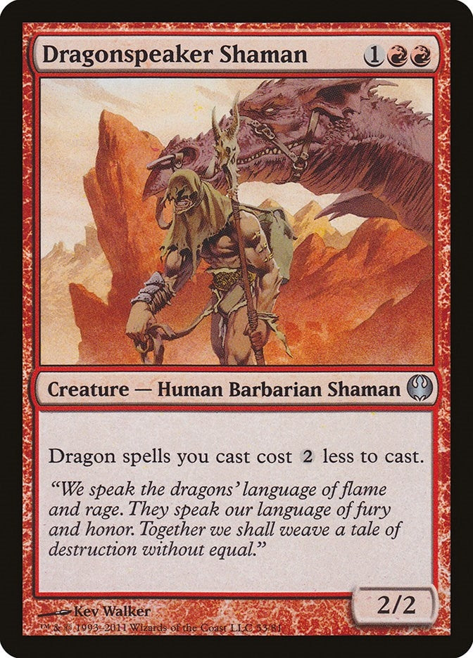 Image for Dragonspeaker Shaman (53) (Duel Decks: Knights vs. Dragons) - Magic: The Gathering