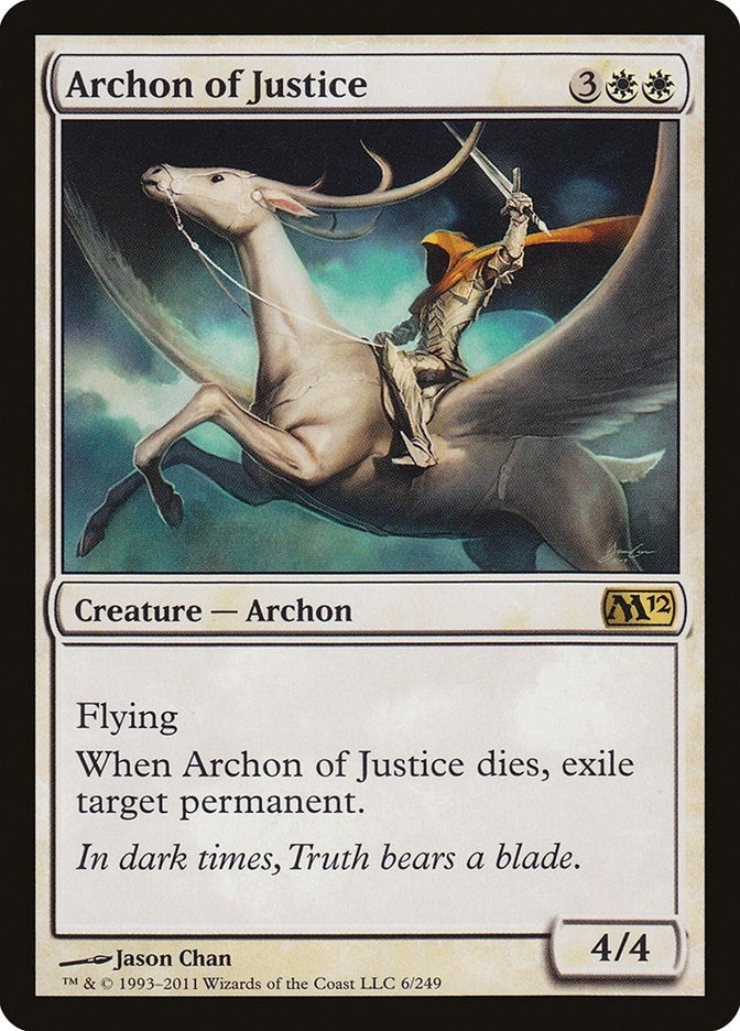 Image for Archon of Justice (6) (Magic 2012 (M12)) - Magic: The Gathering