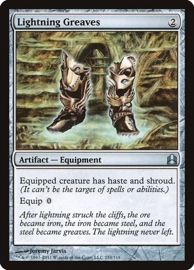 Image for Lightning Greaves (253) (Commander) - Magic: The Gathering