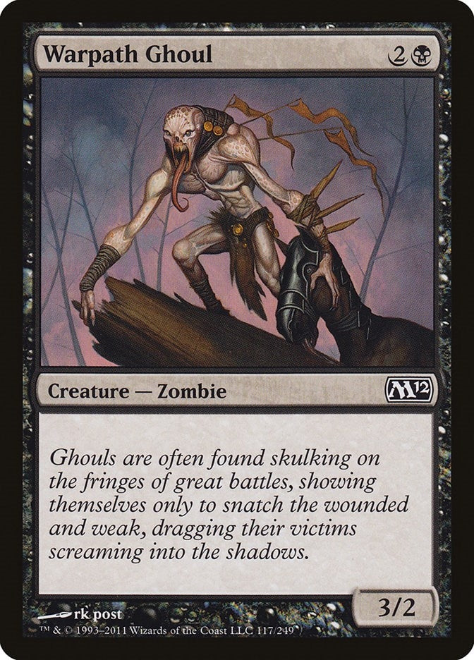 Image for Warpath Ghoul (117) (Magic 2012 (M12)) - Magic: The Gathering
