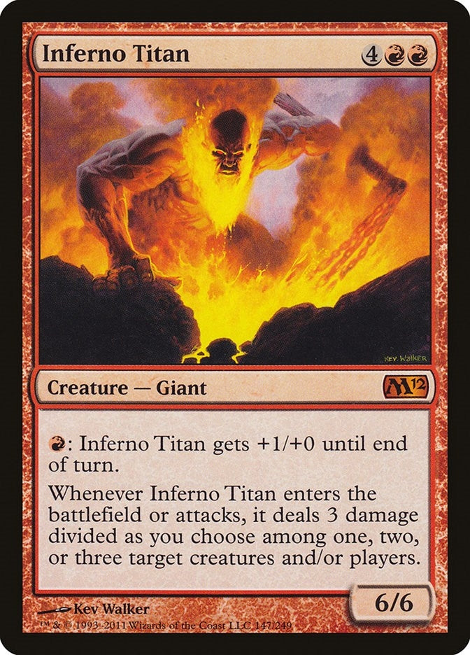 Image for Inferno Titan (147) (Magic 2012 (M12)) - Magic: The Gathering