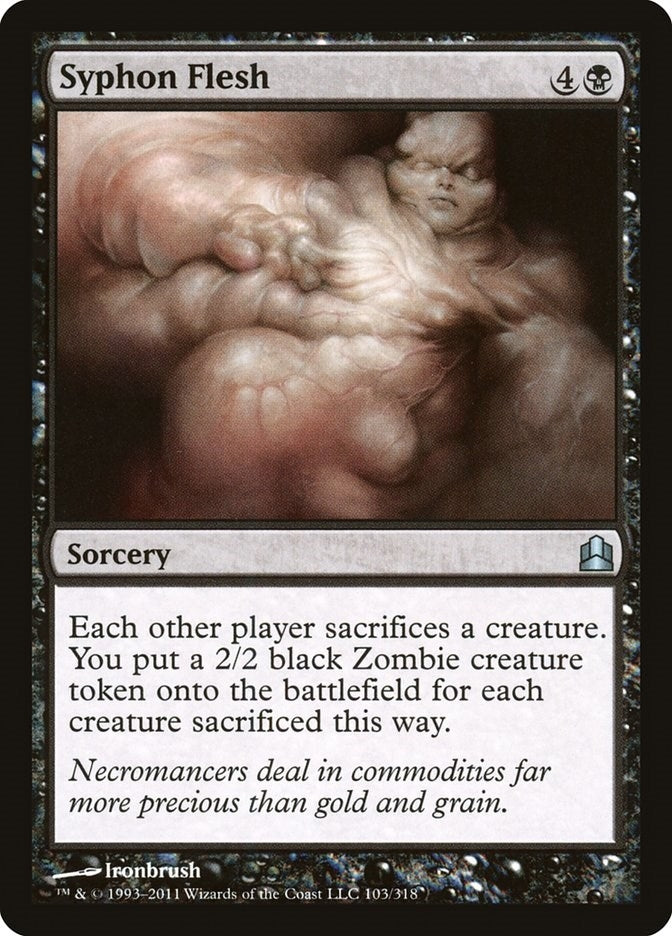 Image for Syphon Flesh (103) (Commander) - Magic: The Gathering